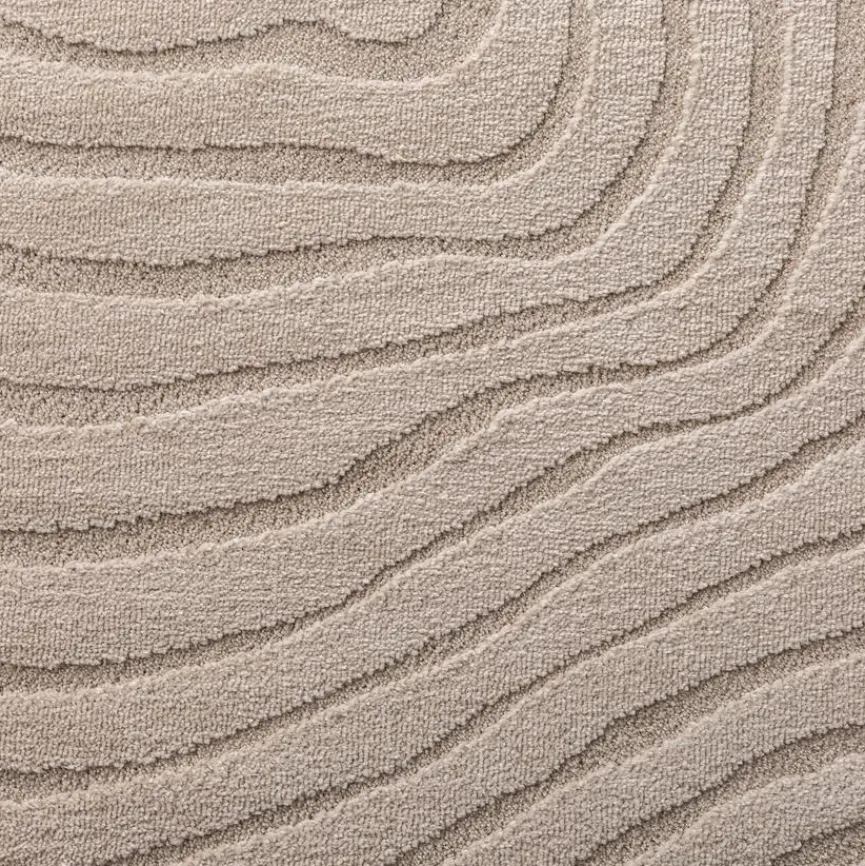 Moderne Teppiche|Design-Teppich Rippel Shape Ø 160 cm