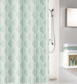 Hot Duschvorhang Leaf 180 x 200 cm Duschvorhänge