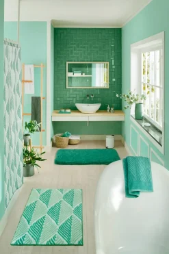 Hot Duschvorhang Leaf 180 x 200 cm Duschvorhänge