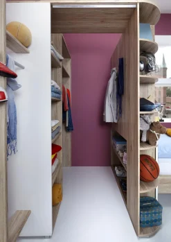 Clearance Eckkleiderschrank Cariba Kinder Kinderzimmer Schränke|Kinderzimmer Schränke