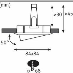 Paulmann Einbauleuchten|Einbauleuchte Nova Coin