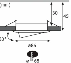 Paulmann Einbauleuchten|Einbauleuchte Nova Coin