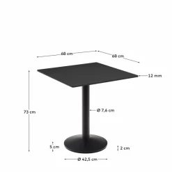 Best Esstisch Esilda 68 x 68 cm Esstische|Balkontische