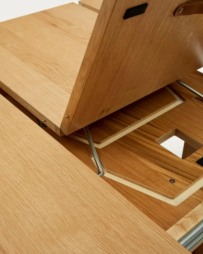 Kave Home Esstisch mit Auszug Artis Ø 120/ 170 cm