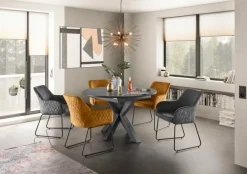 Outlet Esstisch mit Auszug New Atlanta Ø 130/170x81cm Esstische