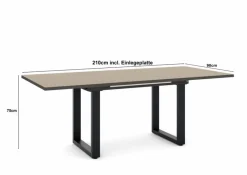 set one by Musterring Esstische|Esstisch mit Auszug Reno 160/210 x 90 cm