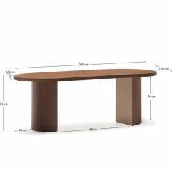 Discount Esstisch Nealy 200 x 100 cm Esstische