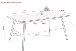 Best Esstisch Sabine 160 x 90 cm Esstische