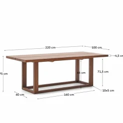 Outlet Esstisch Sashi 2220 x 100 cm Esstische