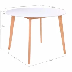 Online Esstisch Vojens Ø 120 cm Esstische