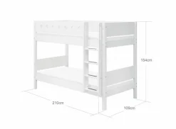 Kinder Flexa Kinderbetten|Kinderbetten|Etagenbett White 90 x 200 cm