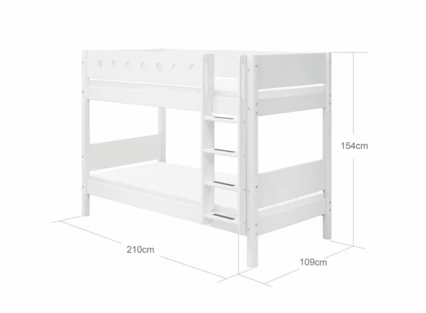 Kinder Flexa Kinderbetten|Kinderbetten|Etagenbett White 90 x 200 cm