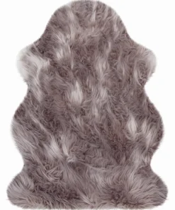Fellteppich Lammfell 100 × 68 cm
