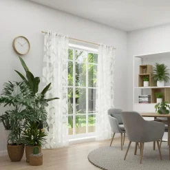 Outlet Fertiggardine Circle 137 x 245 cm Vorhänge & Gardinen