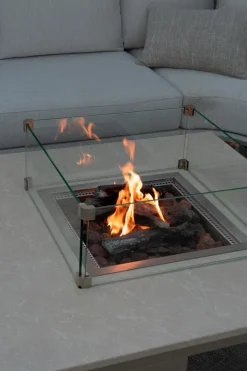 Hot Feuertisch loft 100 x 100 cm Feuertische|Loungetische