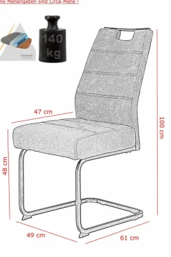 Hela Stühle|Freischwinger Kerstin