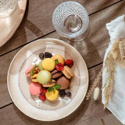 Frühstücksteller Perlemor Sand Ø 23,8 cm Geschirr