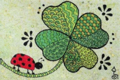 Fußmatten|Fußmatte Glück 50 x 75 cm