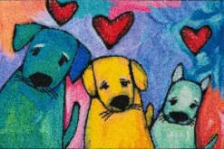 Wash & Dry Fußmatten|Fußmatte Doggies 50 x 75 cm