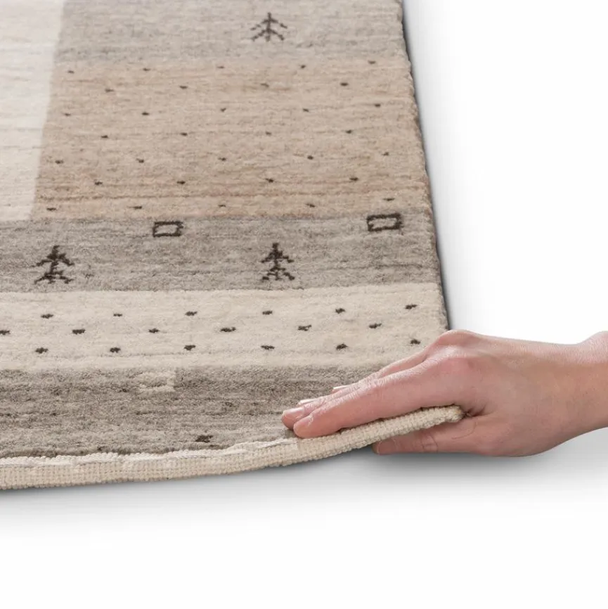 Discount Gabbeh Teppich Loom Lori 170 x 230 cm Natur(Look) Teppiche