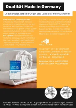 Centa-Star Bettdecken & Kissen|Ganzjahresbettdecke Regeneration 155 x 220 cm