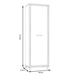 Clearance Garderobenschrank Farida Garderobenschränke