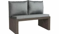 Outlet Gartenbank Noel, Geflecht Gartenbänke|Balkonbänke