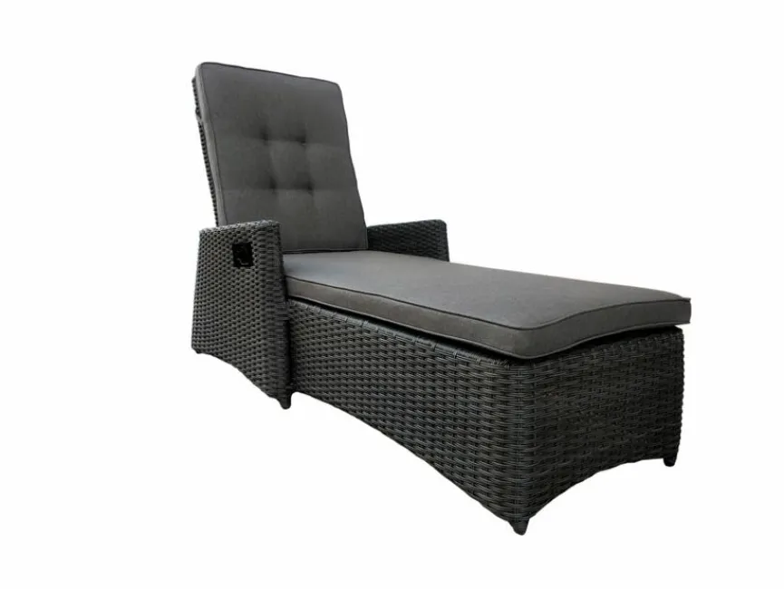 Online Gartenliege Deluxe Lounge Grau Loungeliegen|Gartenliegen