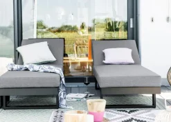 Loungeliegen|Gartenliegen|Gartenliegen Set Flin 2 tlg.