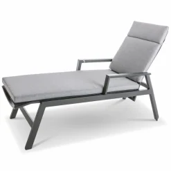 Gartenliegen-Auflage Deluxe Alu 200 x 60 cm