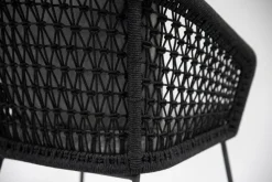 4 SEASONS OUTDOOR Gartensessel Mila, Edelstahl/Rope