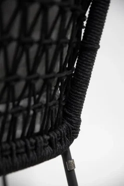 4 SEASONS OUTDOOR Gartensessel Mila, Edelstahl/Rope