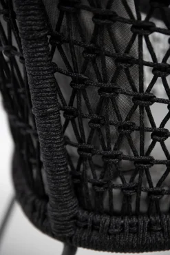 4 SEASONS OUTDOOR Gartensessel Mila, Edelstahl/Rope