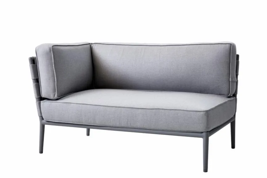 Gartensofa-Modul Conic, Aluminium Gartensofas|Loungesofas