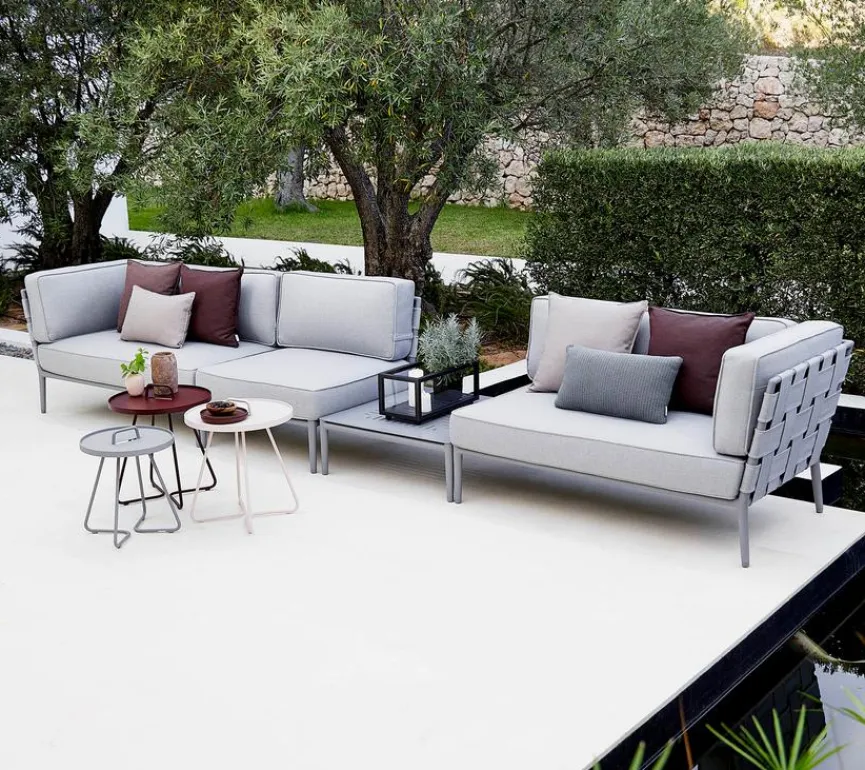 Gartensofa-Modul Conic, Aluminium Gartensofas|Loungesofas