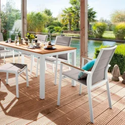 Gartenstuhl Verona, Alu/Textilene