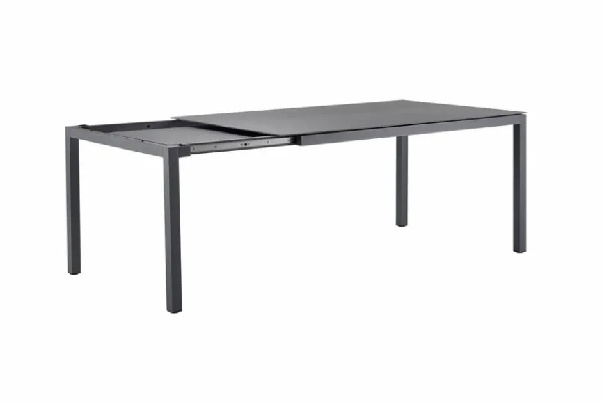 solpuri Gartentisch ausziehbar Classic Alu 160/220 x 100 cm