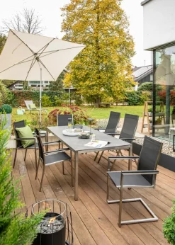 Online Gartentisch ausziehbar Etna 160/220 x 95 cm Gartentische