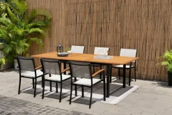 Best Gartentisch ausziehbar Kingsbury 180 x 100 cm Gartentische