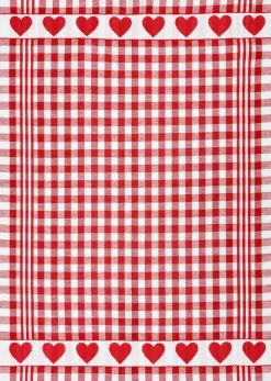 Geschirrtücher|Geschirrtuch Herzen 50 x 70 cm