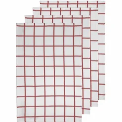 ladelle Geschirrtücher|Geschirrtuch Grid 4tlg.