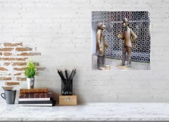 Glasbild 30 x 30 cm Köln - Tünnes und Schäl Bilder Ohne Rahmen