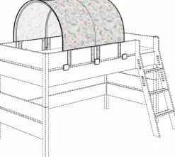 Kinder Paidi Halb-Zelt