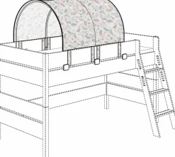 Kinder Paidi Halb-Zelt