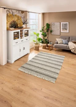 Hot Handwebteppich Levanne Durry 200 x 290 cm Natur(Look) Teppiche