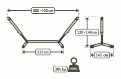 Clearance Hängemattengestell Nautico Kingsize Gestelle & Zubehör