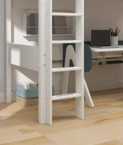 Kinder Flexa Kinderbetten|Kinderbetten|Hochbett White 90 x 200 cm