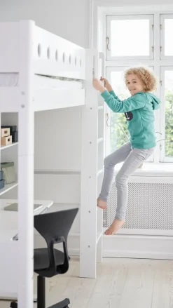 Kinder Flexa Kinderbetten|Kinderbetten|Hochbett White 90 x 200 cm