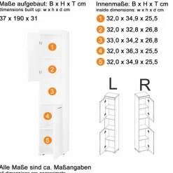 trendteam Hochschrank Amanda