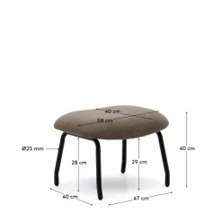 Kave Home Hocker & Poufs|Hocker Belina